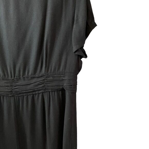 Boden Cap Sleeve Sheath Black Dress Size 14R - Picture 9 of 10